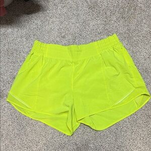 Lululemon Athletica Lime Green Athletic Shorts